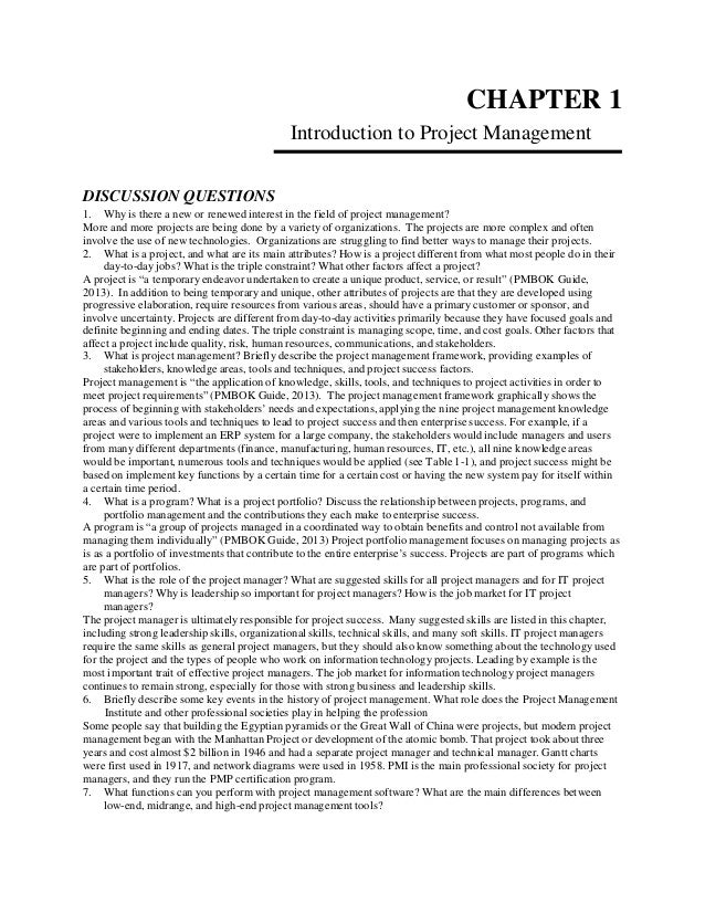 It Project Management Kathy Schwalbe Pdf